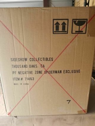 SIDESHOW SPIDER - MAN 007/75 NEGATIVE ZONE PREMIUM FORMAT EXCLUSIVE Figure Statue 4