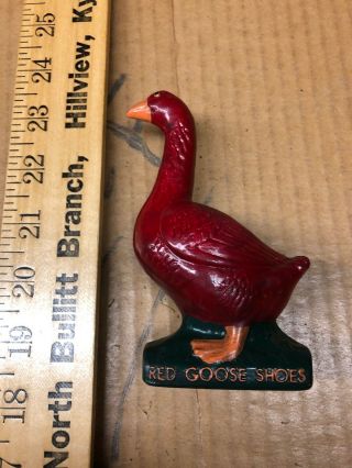 Vintage Red Goose Shoes Advertising Store Display