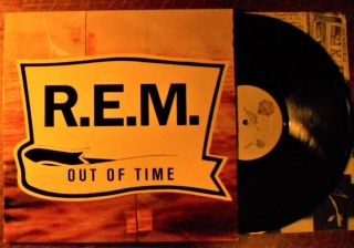 R.  E.  M.  Out Of Time Warner Bros.  1 - 26496 First Pressing 1991