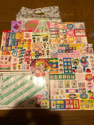 Sailor Moon Nakayoshi Magic Knight Rayearth Card Captor Sakura Sticker Set