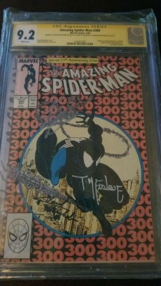 The Spider - Man 300 Cgc Ss 9.  2 3x Lee,  Mcfarlane,  And Michelinie