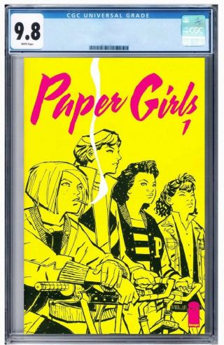 Paper Girls 1 Cgc 9.  8 Image Comics Brian K Vaughan Cliff Chiang Amazon Show