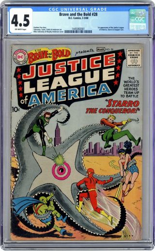 Brave And The Bold (1st Series Dc) 28 1960 Cgc 4.  5 1445082001