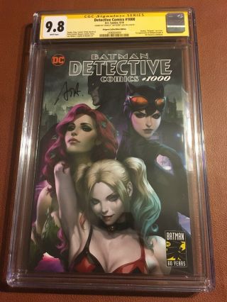 Detective Comics 1000 Cgc Ss 9.  8 Trade Variant Signed By Stanley Artgerm Lau