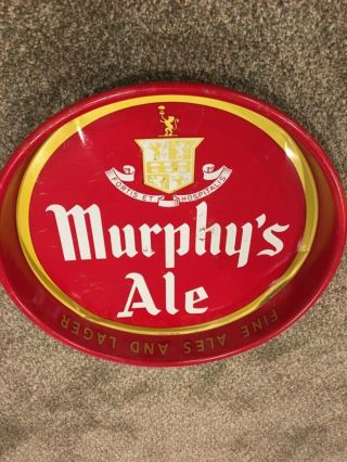 Vintage Murphy’s Ale 13” Beer Tray; Star Brewing,  Boston MA 2