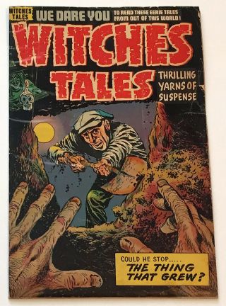 Witches Tales 27 (reprints Wt 6 W/diff Cvr Pre - Code Horror G/vg Harvey 1954)