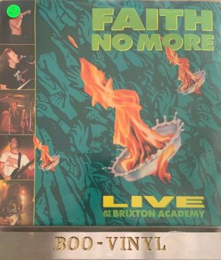 Faith No More Live At The Brixton Academy 1st Press 1991 Uk Lp Ex Con