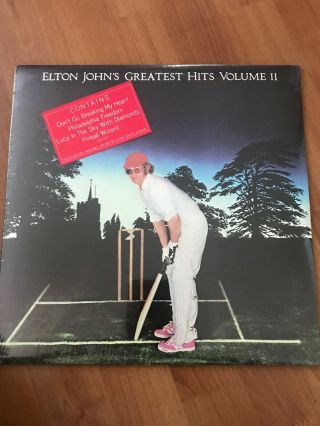 Lp Elton John Greatest Hits Volume Ii Mca Mca3027 Us 1977 33rpm