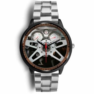 1967 Shelby Gt350r " Elanor " Ford Mustang Custom Steering Wheel Watch | Collectib