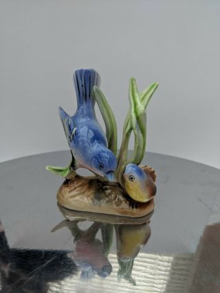 Vintage Ceramic Bluebird Figurine - Japan
