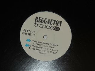Reggaeton Traxx One Lp Record Rtx 1 Various