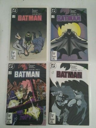 Batman Issues 404 - 407,  Year One,  Very Fine