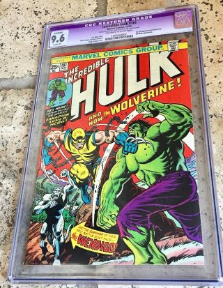 Incredible Hulk 181 CGC 9.  6 (Restored) Nov 1974 - Bronze Age Key Grail Comic 8