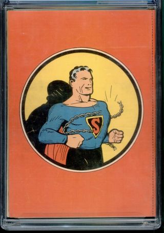 Superman 1 CGC NG Conserved coverless DC 1939 3rd most valuable comic GA Grail 2