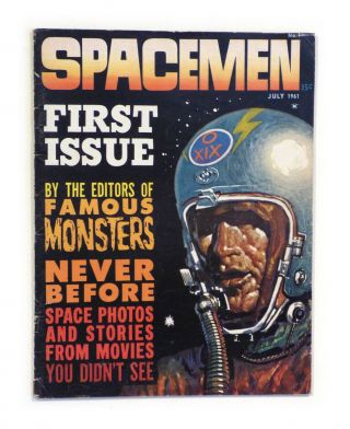 1961 " Spacemen " 1 Famous Monsters Of Filmland Warren Ackerman Fine,