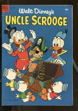 Four Color 495 Fine - 5.  5 Uncle Scrooge 1953 Dell Comics