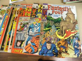 Marvel 1969 13 Issues Fantastic Four 84 To 137 Kirby Buscema Qq