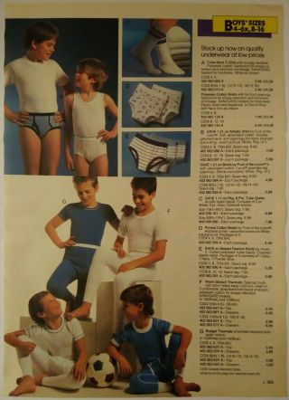 1987 Vintage PAPER PRINT AD sleepwear fashion underwear shirts briefs thermals 2