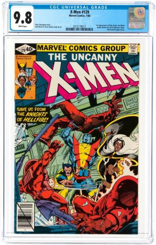Uncanny X - Men 129 Cgc 9.  8 Key 1st Kitty Pride White Queen Sebastian Shaw Marvel