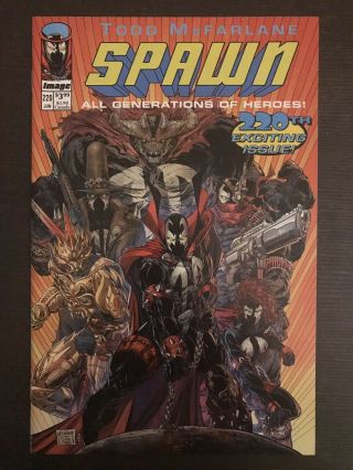 Spawn 220 First Printing 2012 Comic Book.  Youngblood Tribute.  Nm