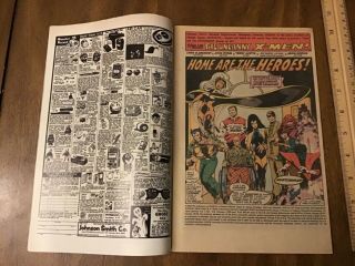 Vintage X - Men 109 Bronze Age Comic Book 1978 by Marvel Comics Complete 4