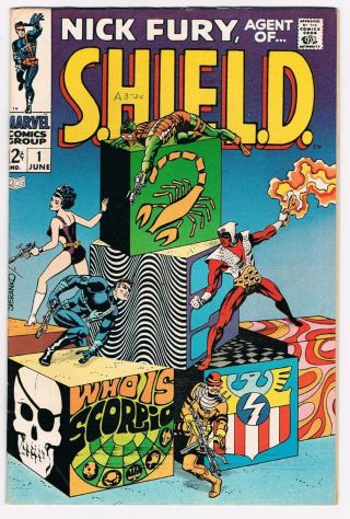 Nick Fury Agent Of Shield 1 - Marvel Comics 1968