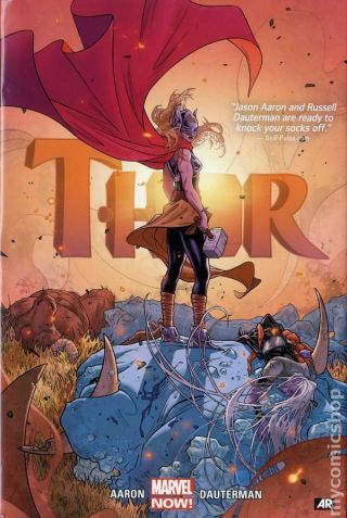 Thor Hc (marvel) By Aaron And Dauterman 1 - 1st 2016 Nm Stock Image