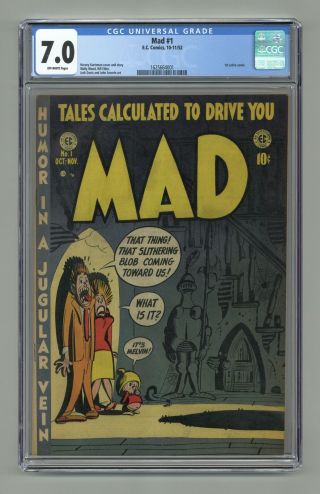 Mad (comic 1 - 23) 1 1952 Cgc 7.  0 1625664001