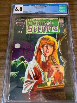 House Of Secrets 92 Cgc 6.  0 1st Swamp Thing Bernie Wrightson Cover Looks 7,