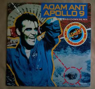 Adam Ant Apollo 9 Splashdown Remix 1984 Cbs Vinyl 3 Track 12 " Uk Postage