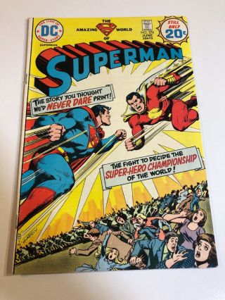 Superman 276 Dc (1974) Vs Captain Thunder (shazam)