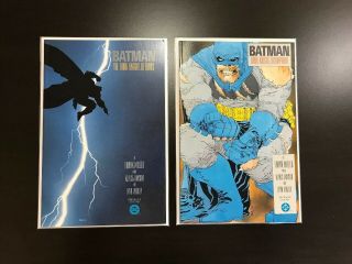 Batman The Dark Knight Returns 1,  2 - 1st Print Miller 1986 - Unread (a)