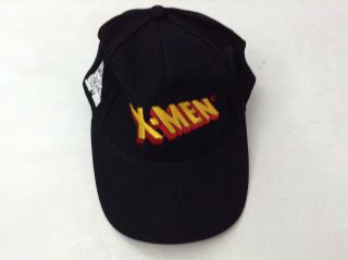 The Uncanny X - Men Classic Logo Baseball Cap Embroidered Marvel Comics Black 1234