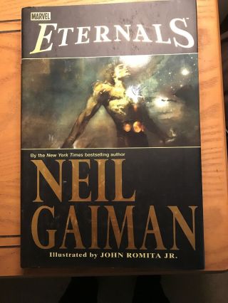 Eternals By Neil Gaiman & John Romita Jr Marvel Deluxe Ohc Hardcover Rare Oop