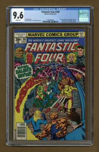 Fantastic Four (1st Series) 186 1977 Cgc 9.  6 1497499022