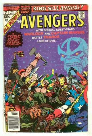 Avengers Annual 7 Warlock Dies Thanos