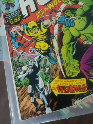 The Incredible Hulk 181 (1974,  Marvel) Stan Lee - First Appearance Wolverine 3