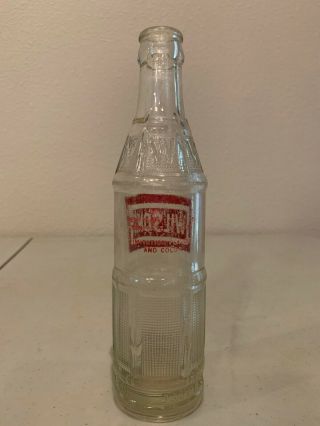 Vintage ACL Wilson ' s Soda Bottle,  Coca - Cola Bottling Co.  8 oz Bottle 2