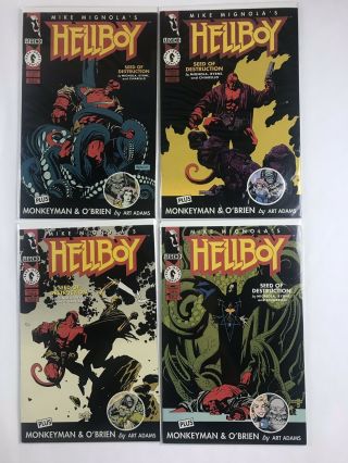 Hellboy: Seed Of Destruction 1 - 4 - Complete Set Legend Dark Horse Comics