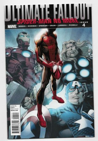 Ultimate Fallout 4 Marvel Comics 1st Printing,  1st Miles Morales,  Spider - Man