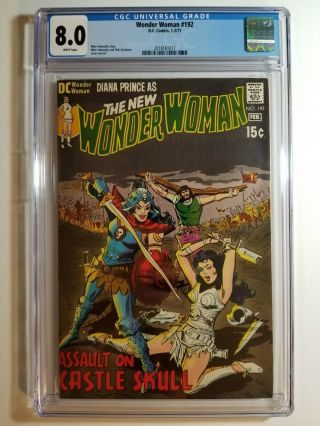 Wonder Woman 192 Cgc 8.  0 White Pages Shop With The Ol Buzzards And Save