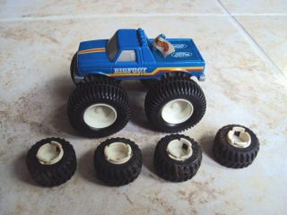 Vintage Hot Wheels Big Foot Ford Pickup Truck With Large And Small Wheels,  Loose