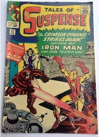 Tales Of Suspense 52 (1964) 1st Black Widow Movie Complete Key Silver Age