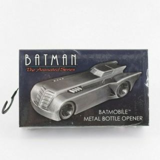 Animated Batman Batmobile Metal Bottle Opener Magnetic Diamond Select