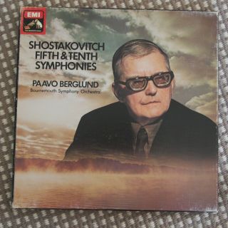 Hmv Sls 5044 Shostakovich: Symphonies Nos.  5 & 10 Berglund / Bso Tas List Nm