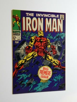 Iron Man 1 Near 9.  4 Premiere Issue Origin Told Tony Stark Not Cgc 1968