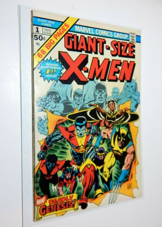 Giant Size X - Men 1 Vf 8.  0 1st X - Men 2nd Wolverine Cockrum 1975 Not Cgc