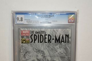 The Spider - Man 1 CGC 9.  8 Alex Ross variant Cover 3