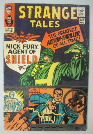 Strange Tales 135 Marvel Comics 1965 1st Nick Fury Agent Of S.  H.  I.  E.  L.  D.  Kirby