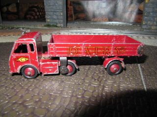 Antique Vintage Dinky Diecast Toy Truck And Trailer 1930 